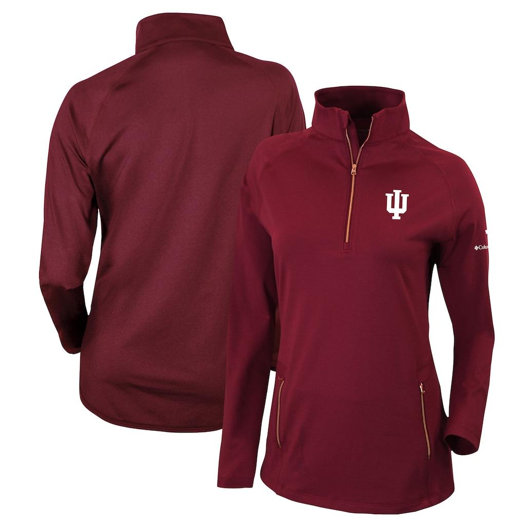 Indiana Hoosiers Columbia Women's Outward Nine Quarter-Zip Pullover Top