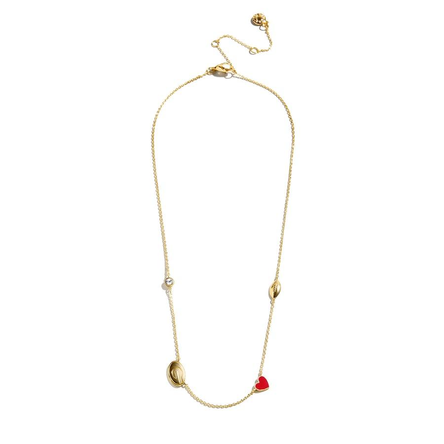 Georgia Bulldogs BaubleBar Delicate Spaced Charm Necklace