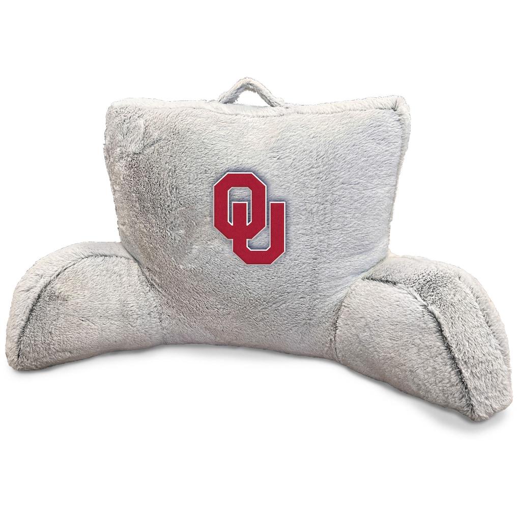Oklahoma Sooners Faux Fur Logo Backrest