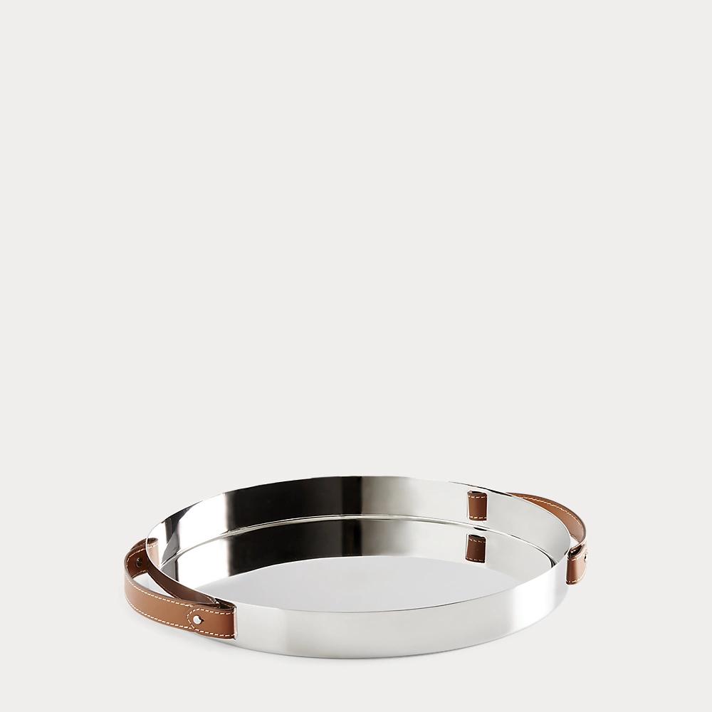 Ralph Lauren Wyatt Stainless Steel Tray in Silver