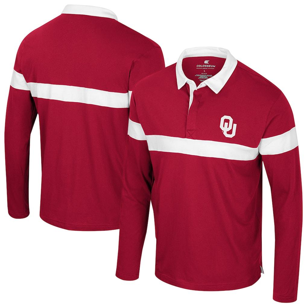 Oklahoma Sooners Colosseum Too Cool For School Long Sleeve Polo
