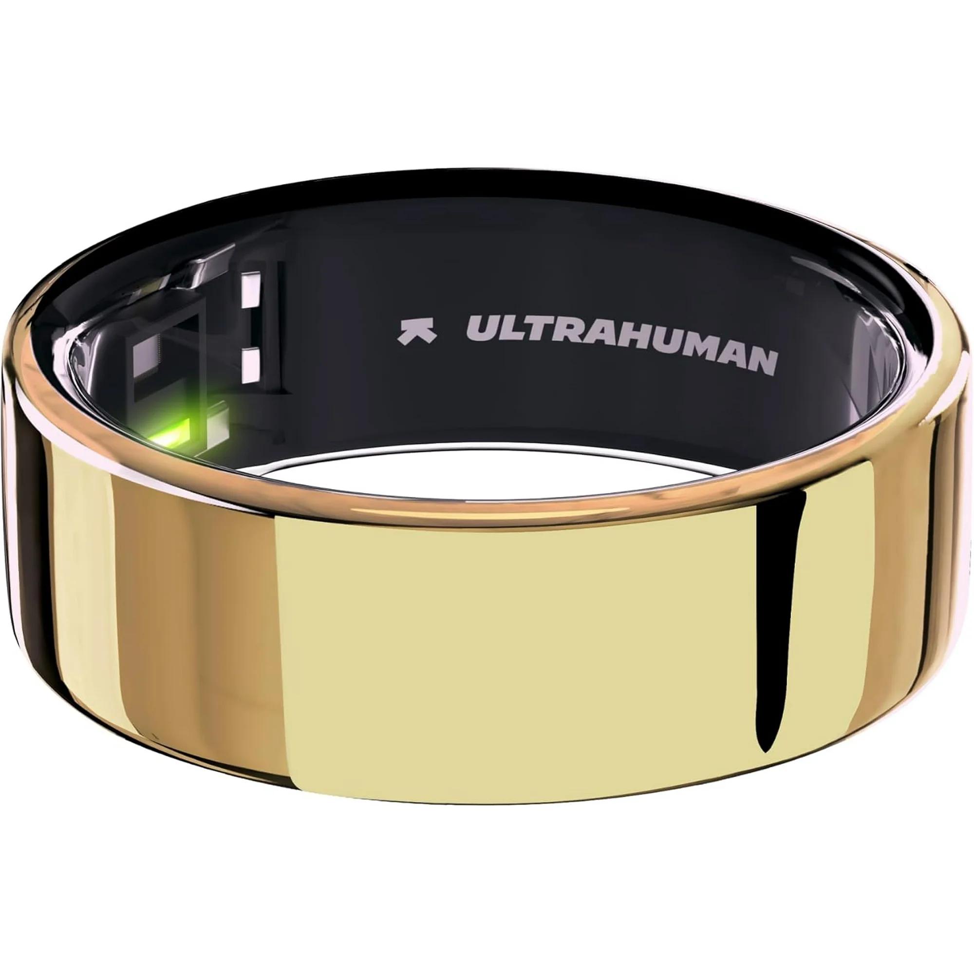Ultrahuman Ring AIR Size 11 - World’s Lightest Sleep-Tracking Wearable - Bionic Gold