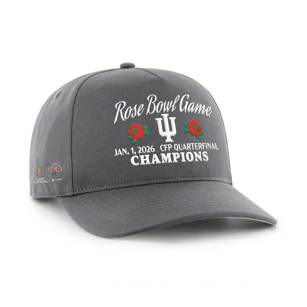 Indiana Hoosiers '47 College Football Playoff 2026 Rose Bowl Champions Hitch Adjustable Hat