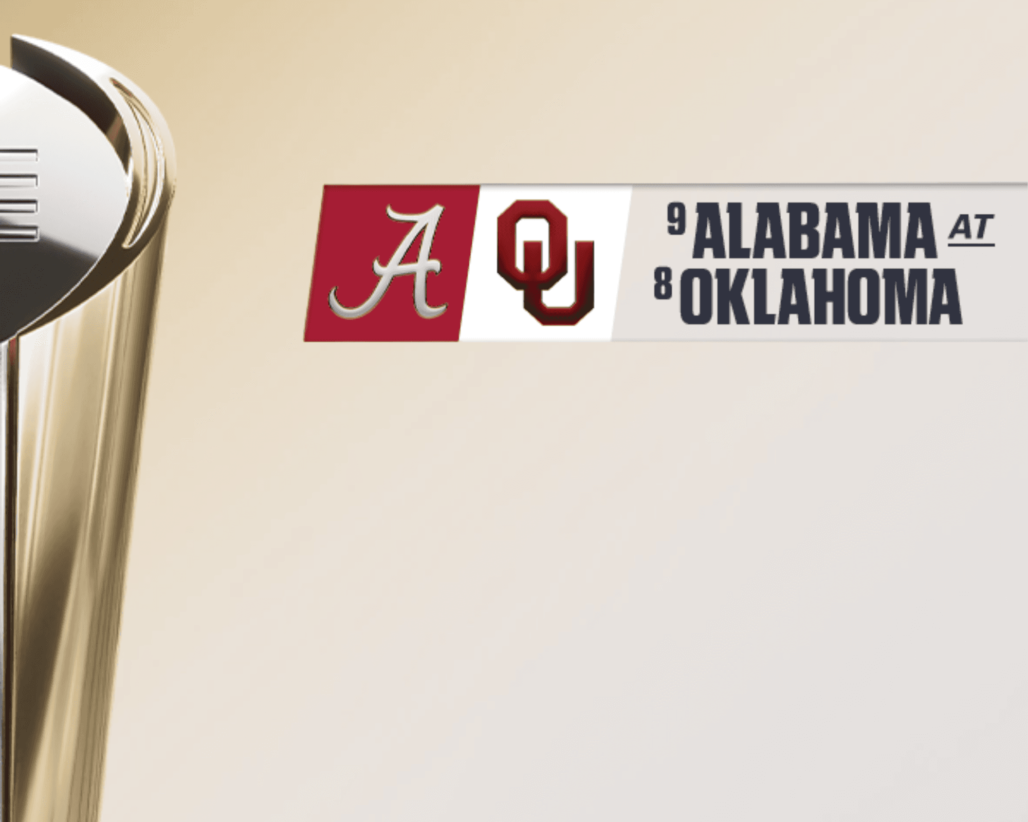 Shop the Matchup: Crimson Tide @ The Sooners hero image