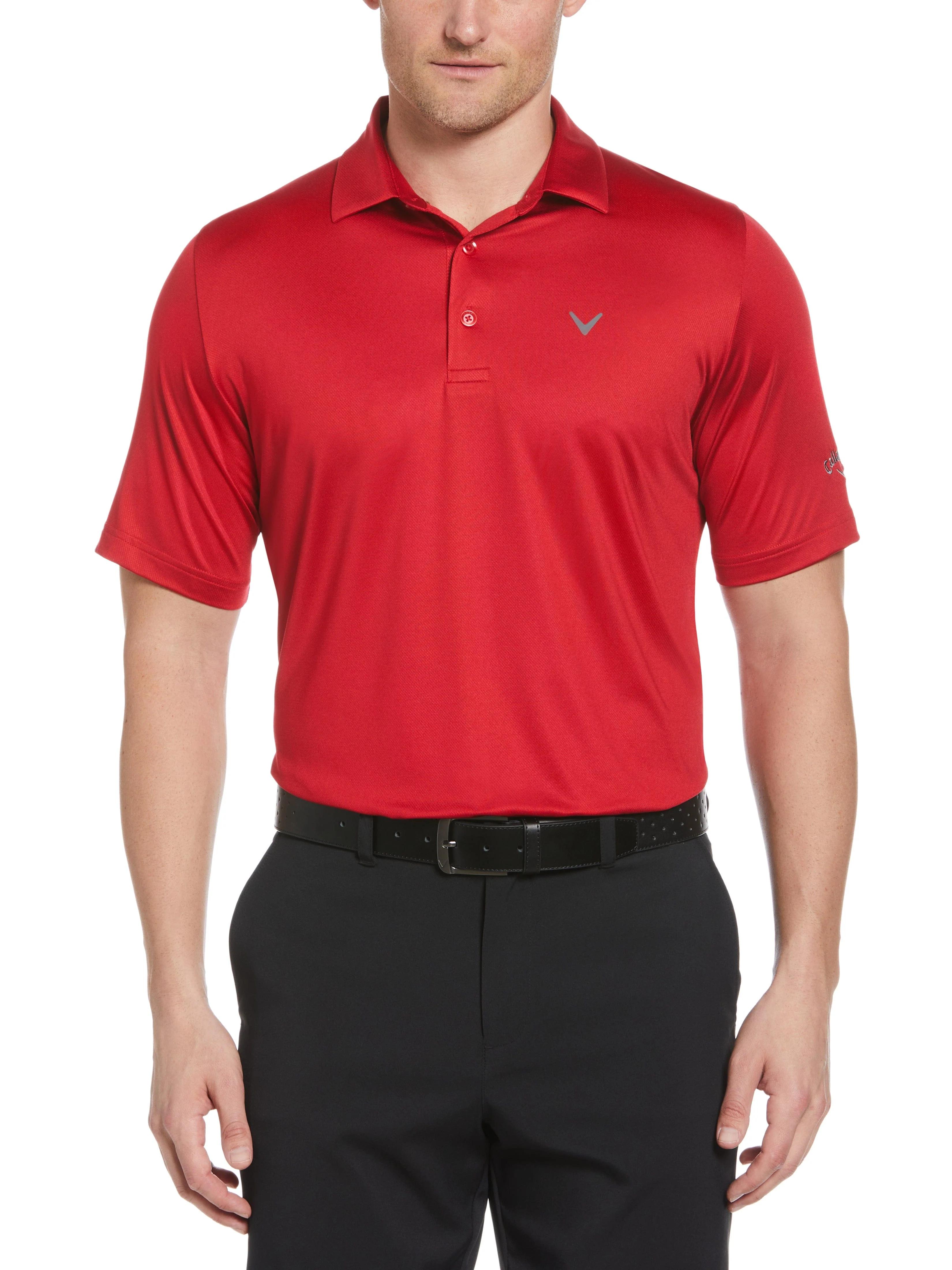 Callaway Men's Swing Tech™ Solid Golf Polo Shirt