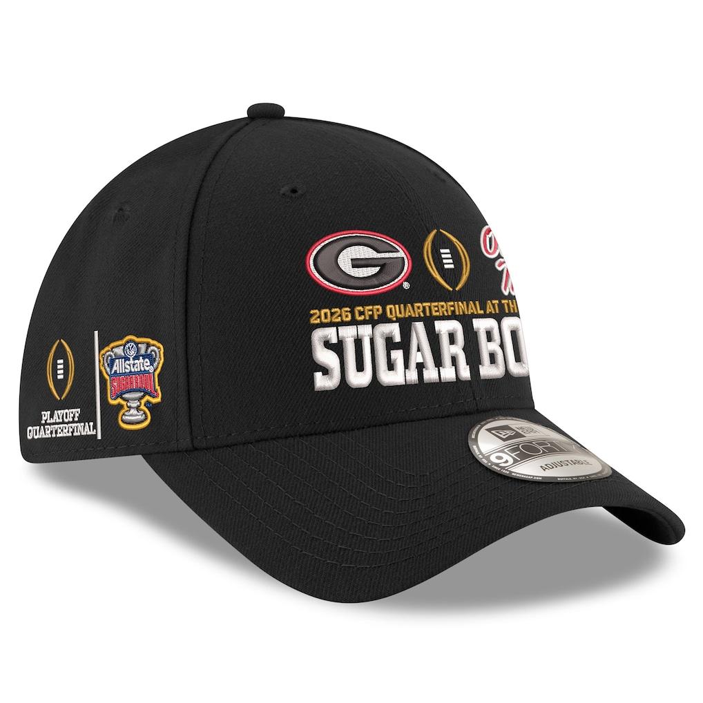 New Era Unisex Ole Miss Rebels vs. Georgia Bulldogs College Football Playoff 2026 Sugar Bowl 9FORTY Adjustable Hat