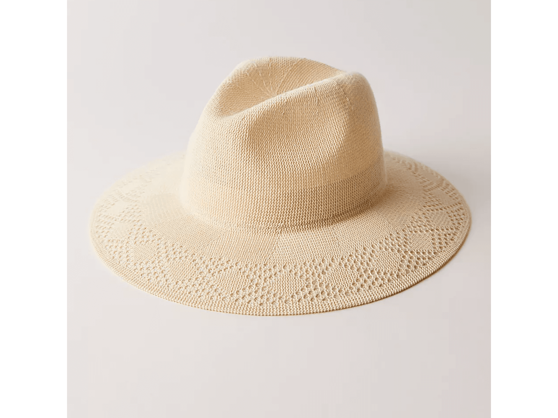 Knit Crochet Packable Fedora