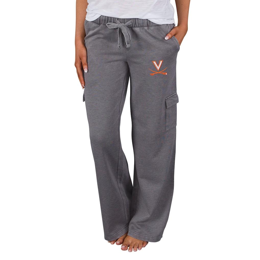 Virginia Cavaliers Concepts Sport Women's Trackside Wide Leg Cargo Pants