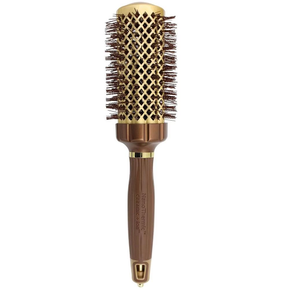 Olivia Garden Nano Power Grip Thermic Ceramic + ion - NT 44G (1 3/4 inch) Hair Brush