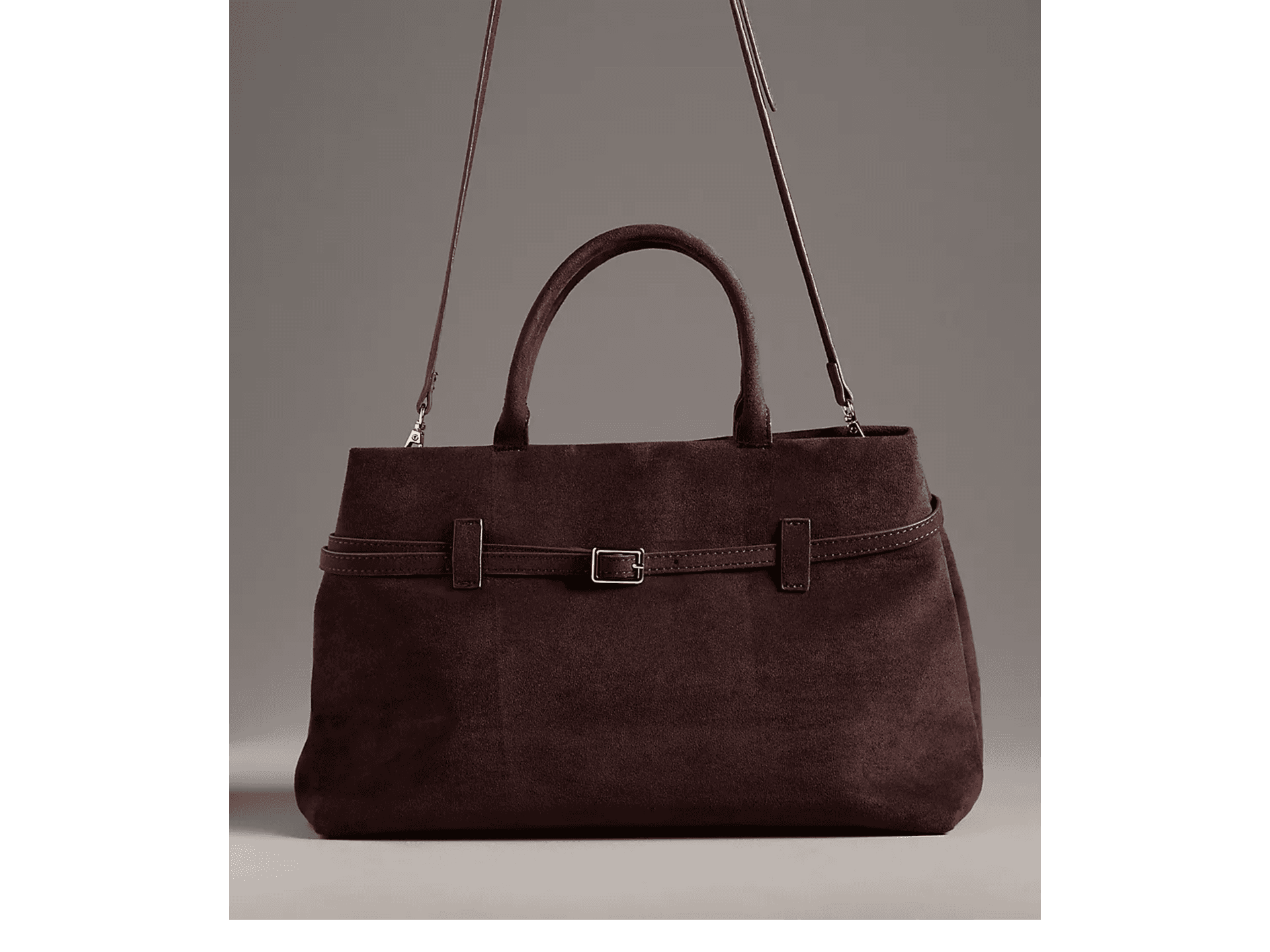The Greer Faux-Suede Doctor Bag