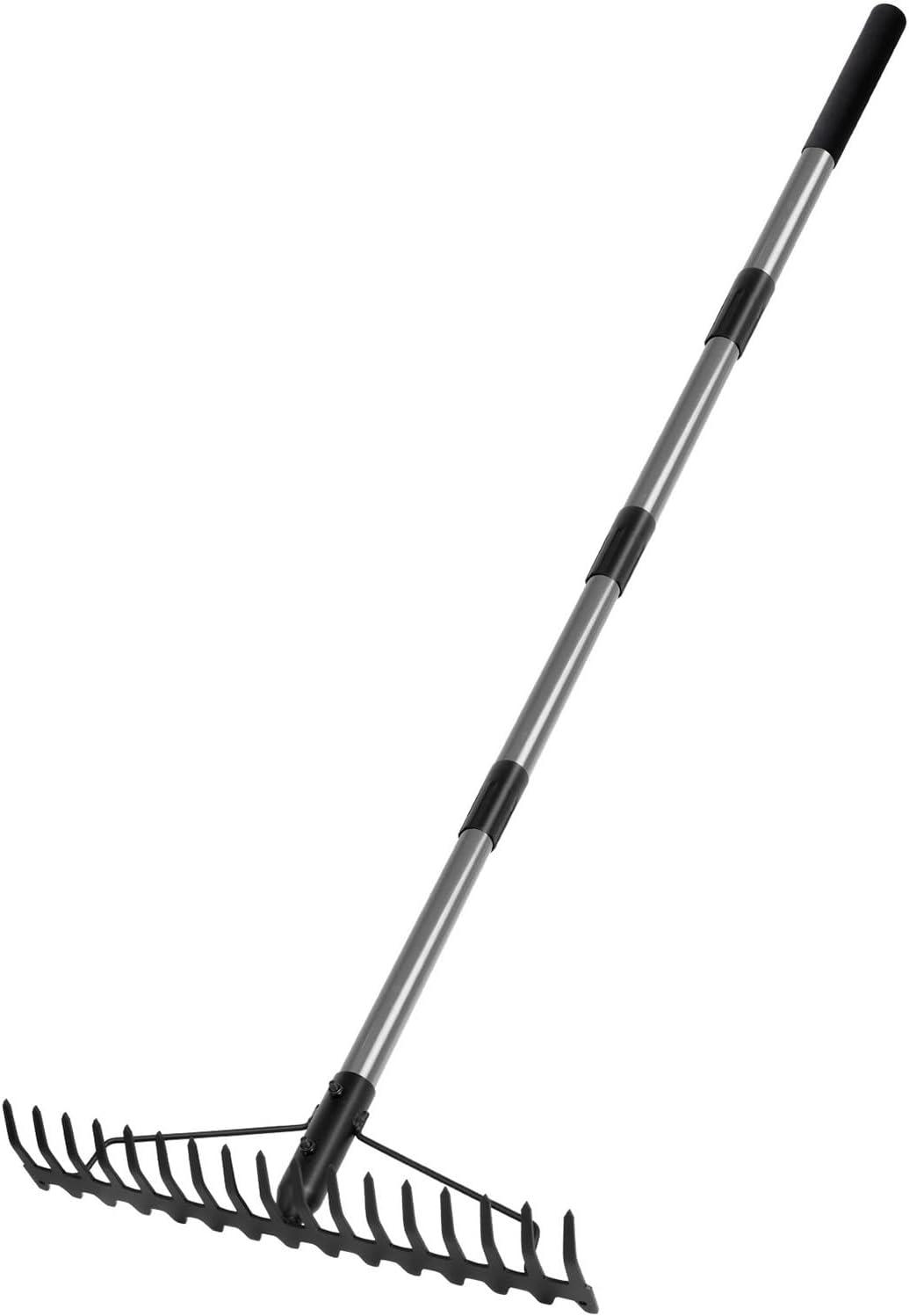 Walensee 5.4FT Bow Rake Heavy Duty Garden Rake