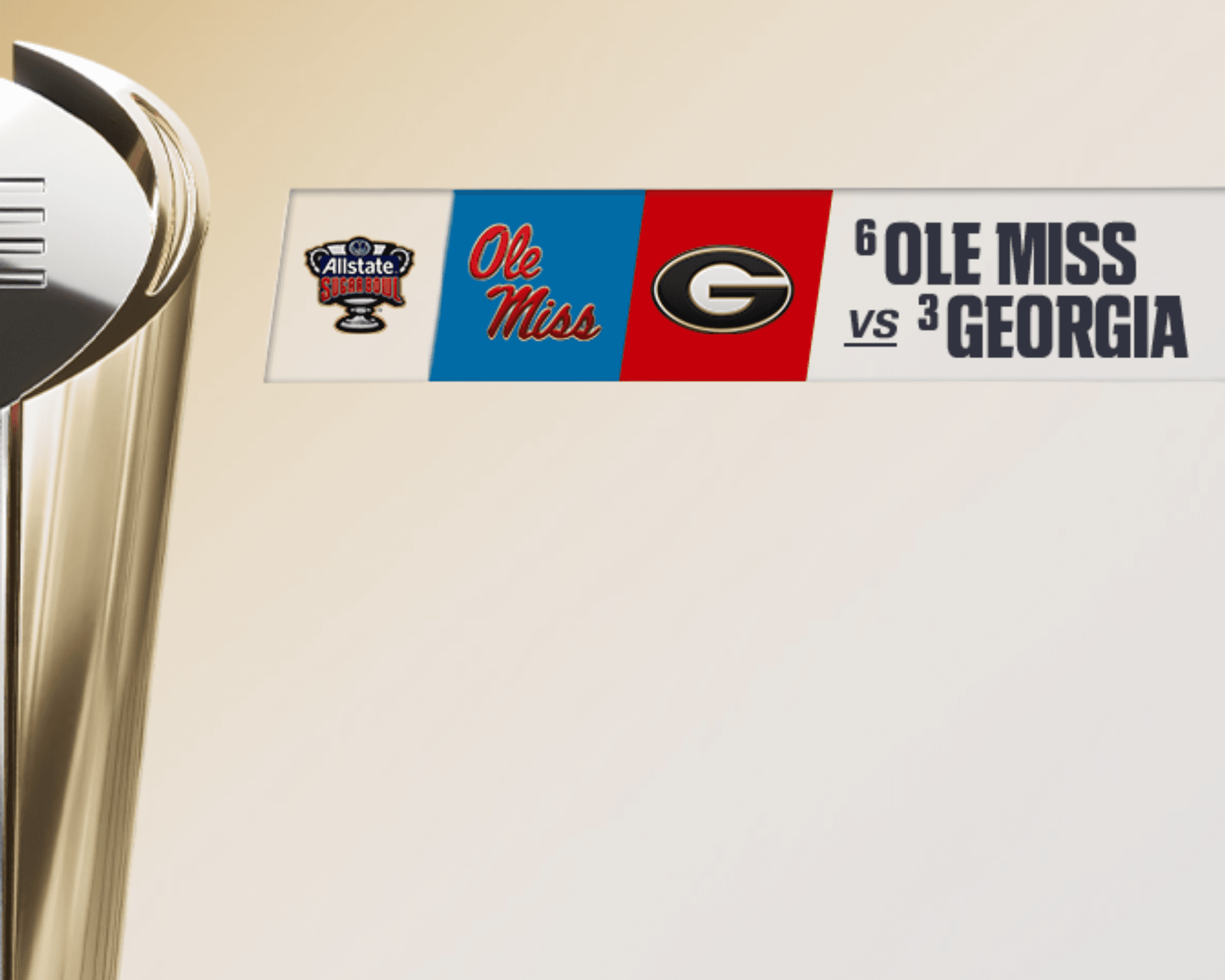Shop the Showdown: Ole Miss vs. Georgia hero image