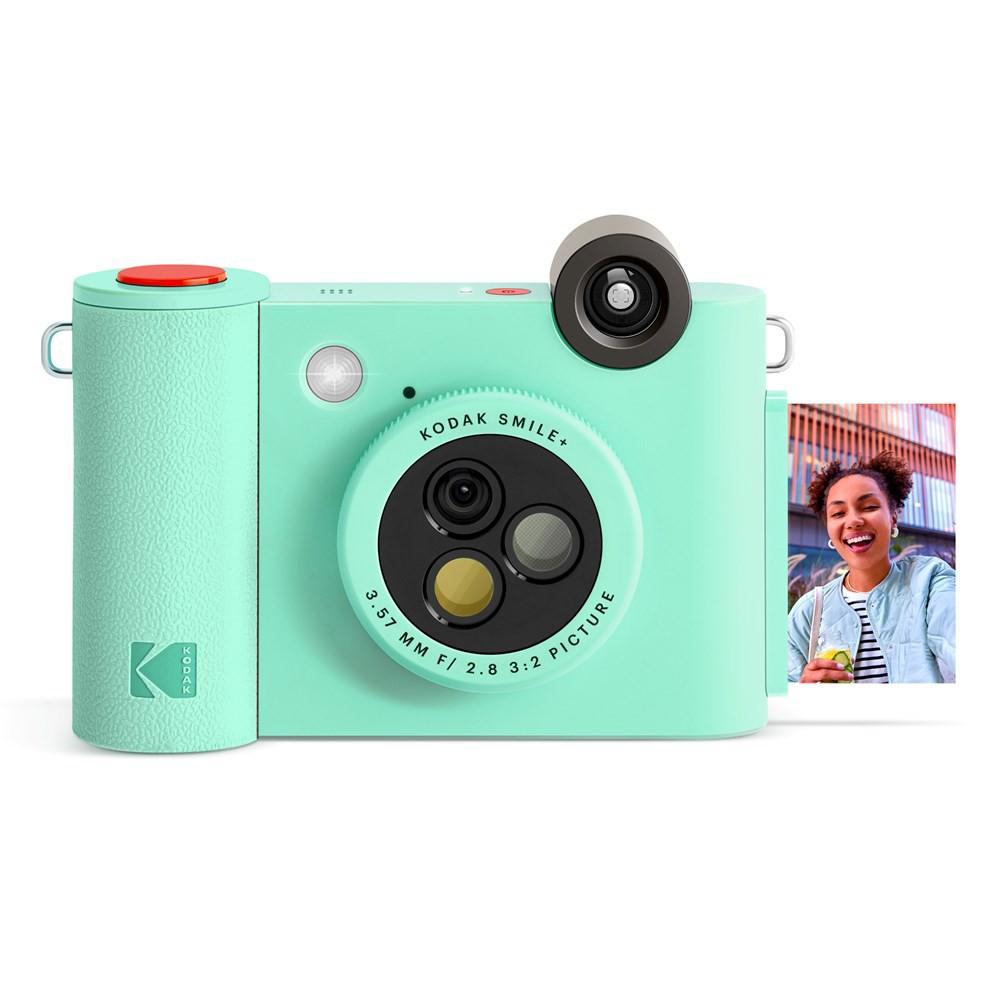 Kodak Smile+ 2×3 Instant Print Camera with Creative Effect Lenses, Green – Snap, Edit & Print Instantly