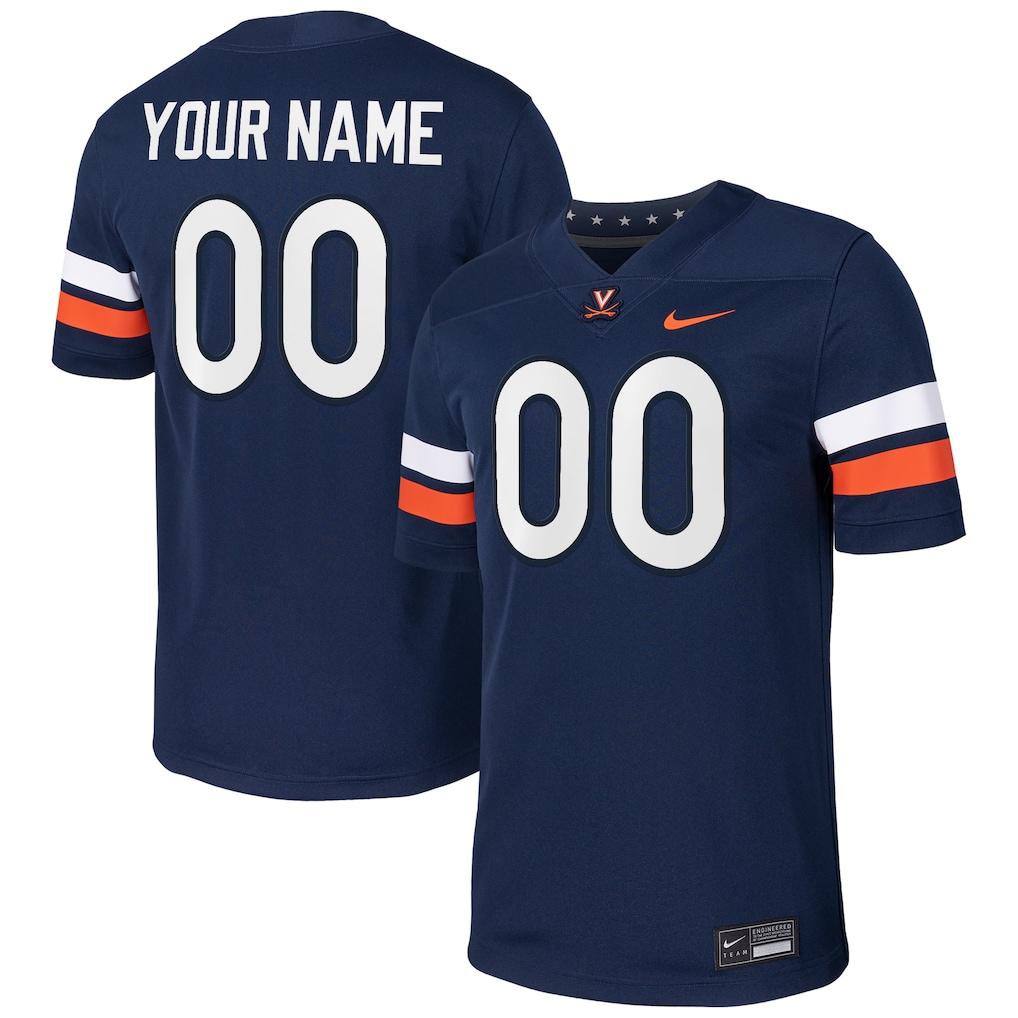 Virginia Cavaliers Nike Custom Football Game Jersey