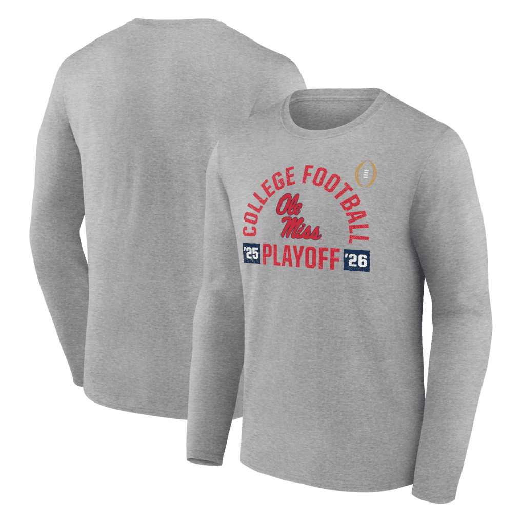 Ole Miss Rebels 2025-26 College Football Playoff Touchdown Glory Long Sleeve T-Shirt