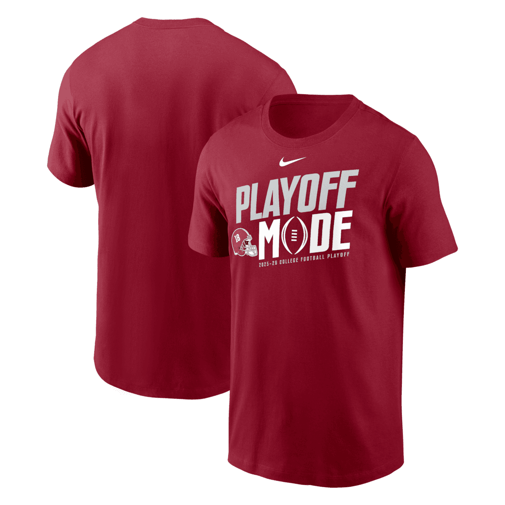 Alabama Crimson Tide Nike 2025-26 College Football Playoff Pass Protection T-Shirt