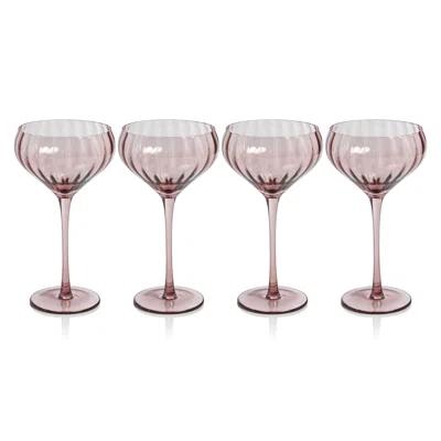 Boulder Optic Cocktail Glasses, Set of 4