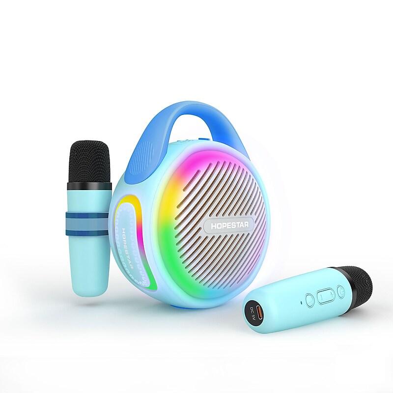 Worryfree Gadgets Hopestar Wireless Bluetooth Mini 20W Portable Speaker with Two Microphones, Blue (WS10-BLU)