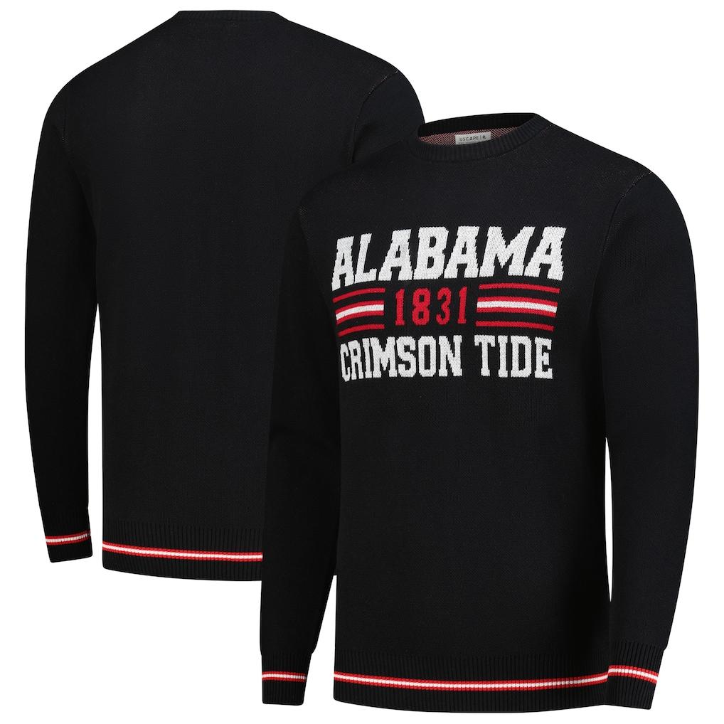 Alabama Crimson Tide Uscape Apparel Unisex Renew Knit Vintage Retro Sweater