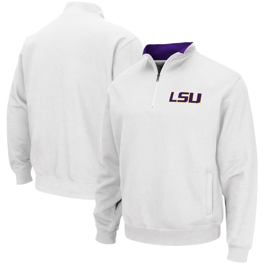 LSU Tigers Colosseum Tortugas Logo Quarter-Zip Pullover Jacket