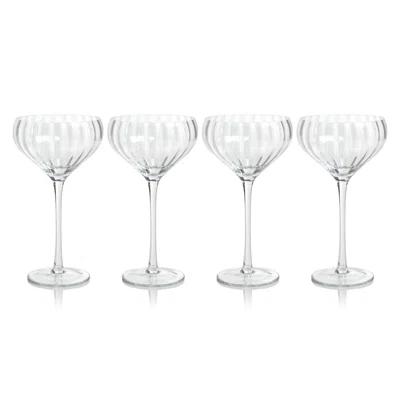 Boulder Optic Cocktail Glasses, Set of 4