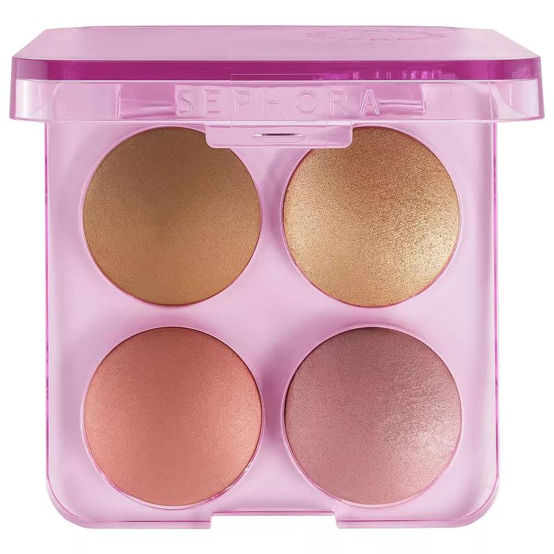 SEPHORA COLLECTION Colorful Face Bronzer, Blush & Highlighter Palette, Size: 5.1 FL Oz, 02 Medium To