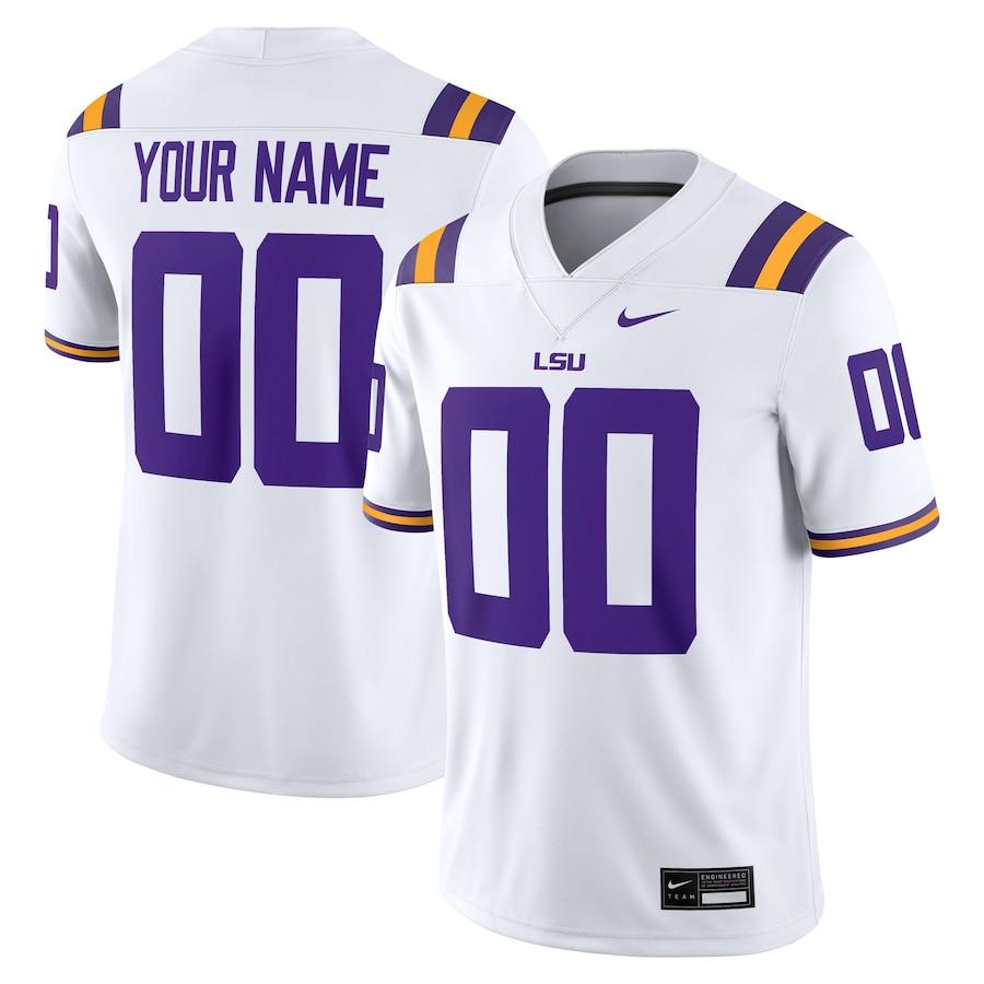 LSU Tigers Nike Custom Game Jersey