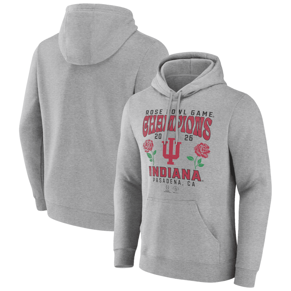 Indiana Hoosiers College Football Playoff 2026 Rose Bowl Champions Hometown Pride Hoodie