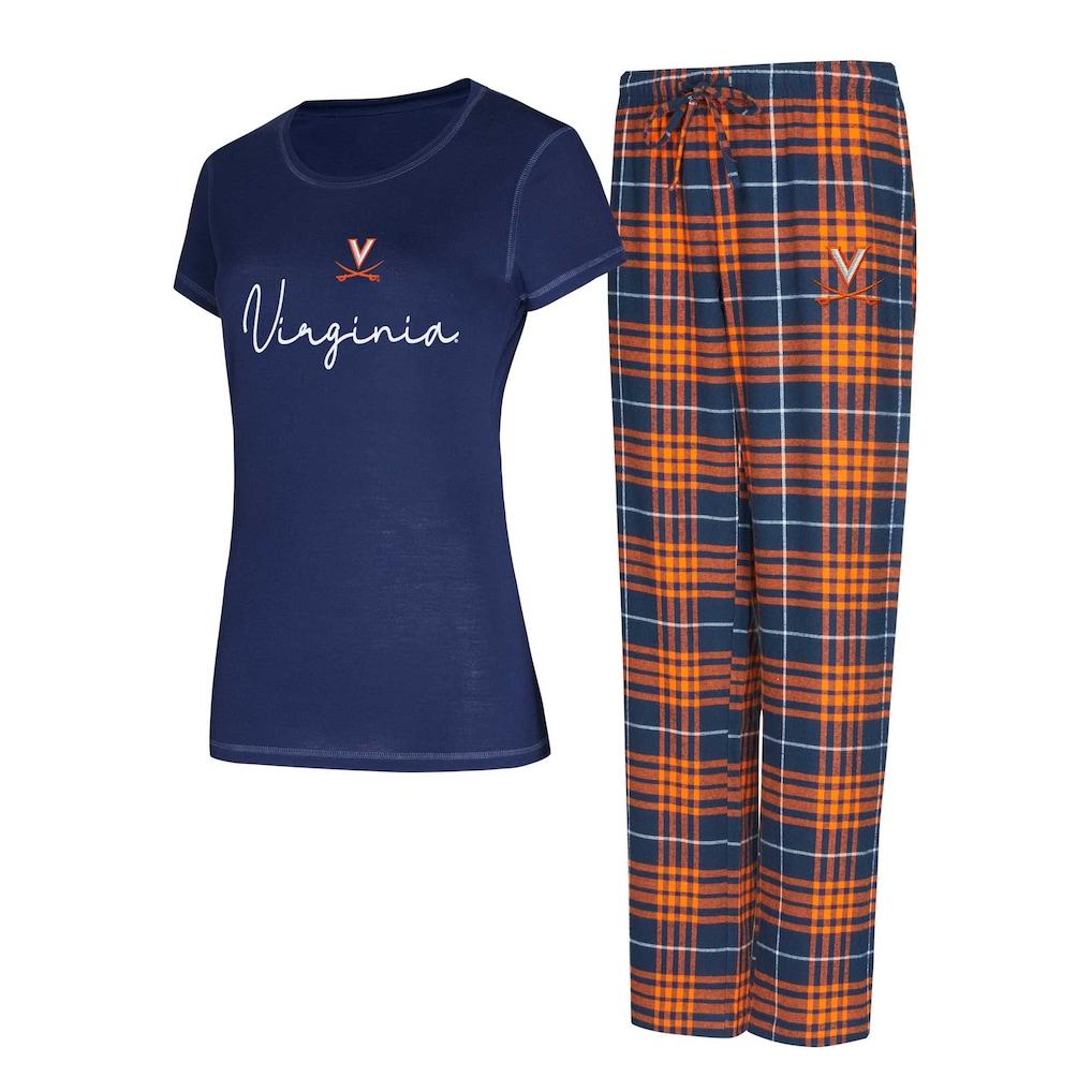 Virginia Cavaliers Concepts Sport Women's Vector Top & Flannel Pants Sleep Set
