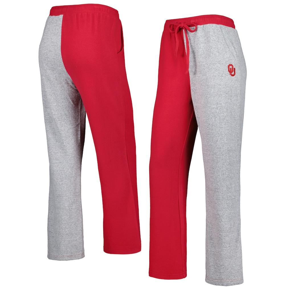 Oklahoma Sooners ZooZatz Women's Colorblock Cozy Tri-Blend Lounge Pants