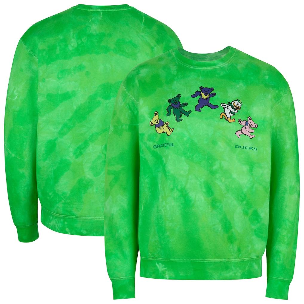 Oregon Ducks Nike Grateful Ducks Tie-Dye Sweatshirt