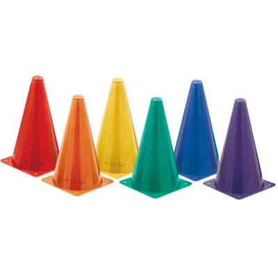 Hi Visibility Fluorescent Plastic Cone Stake and Marker