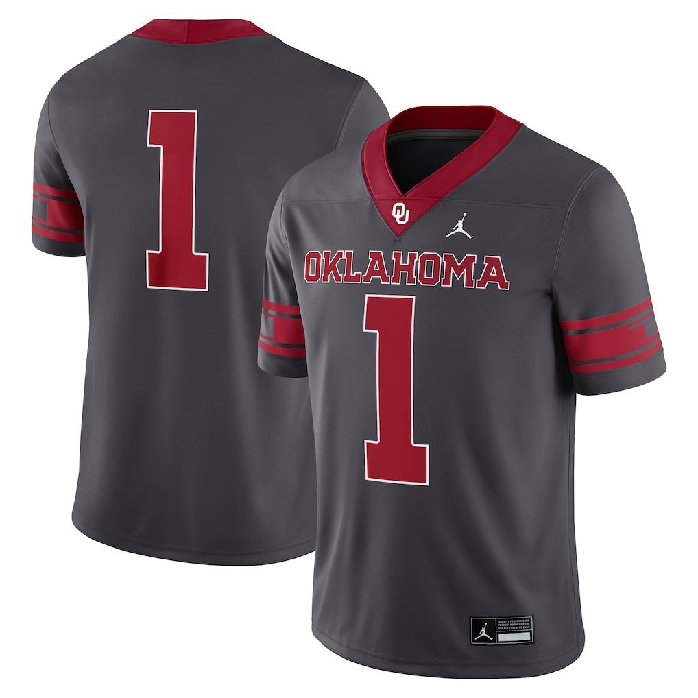 #1 Oklahoma Sooners Jordan Brand Alternate Game Jersey