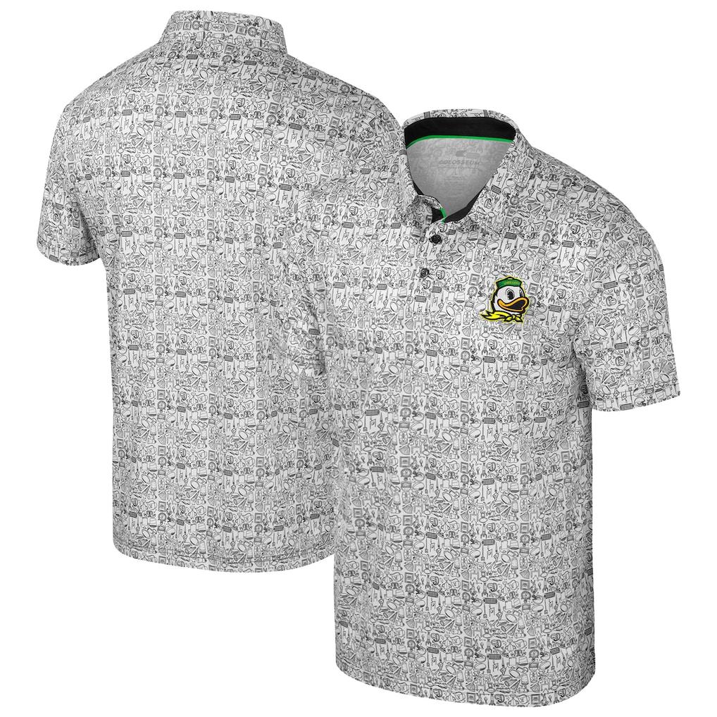Oregon Ducks Colosseum It's Time! All Over Print Polo