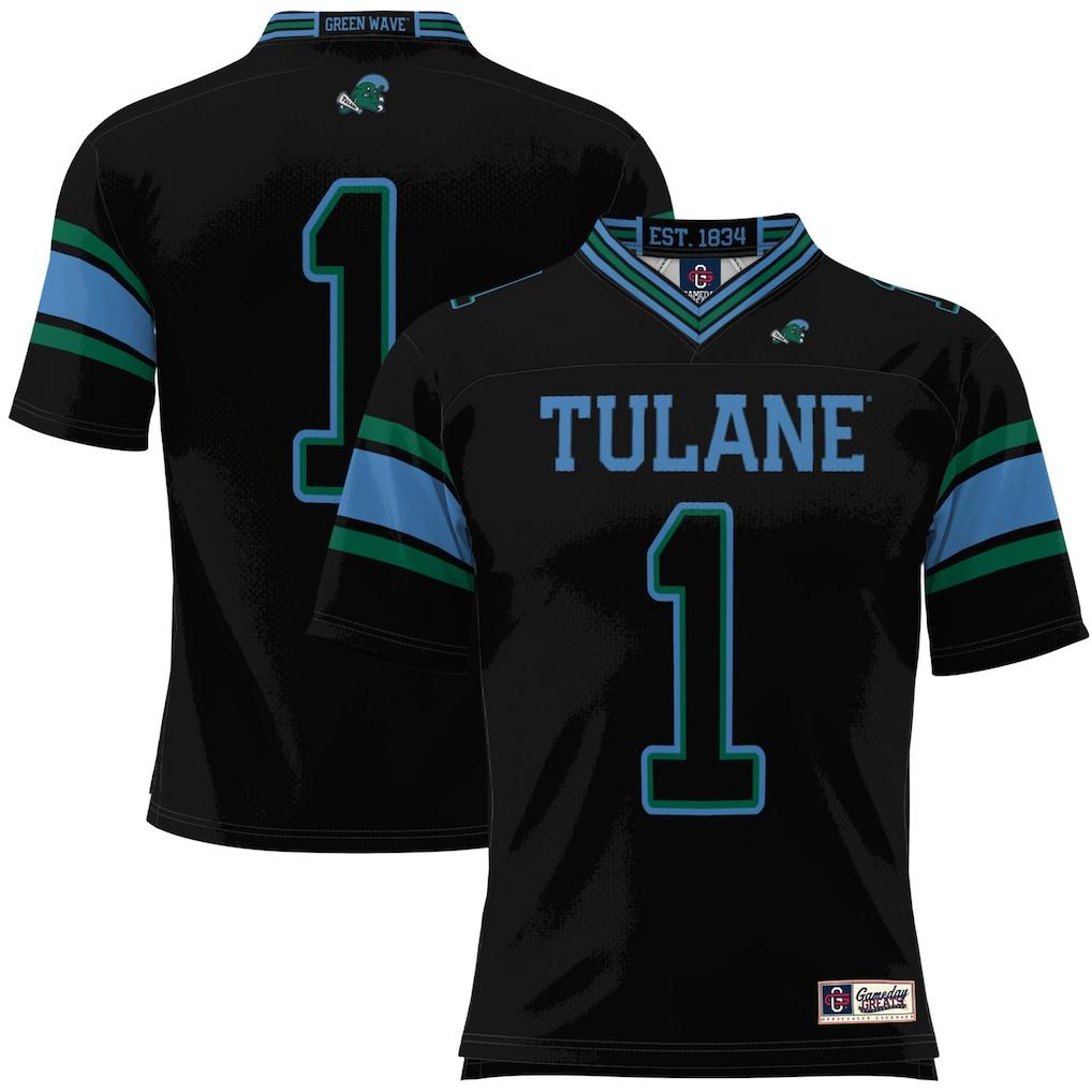#1 Tulane Green Wave GameDay Greats Football Jersey