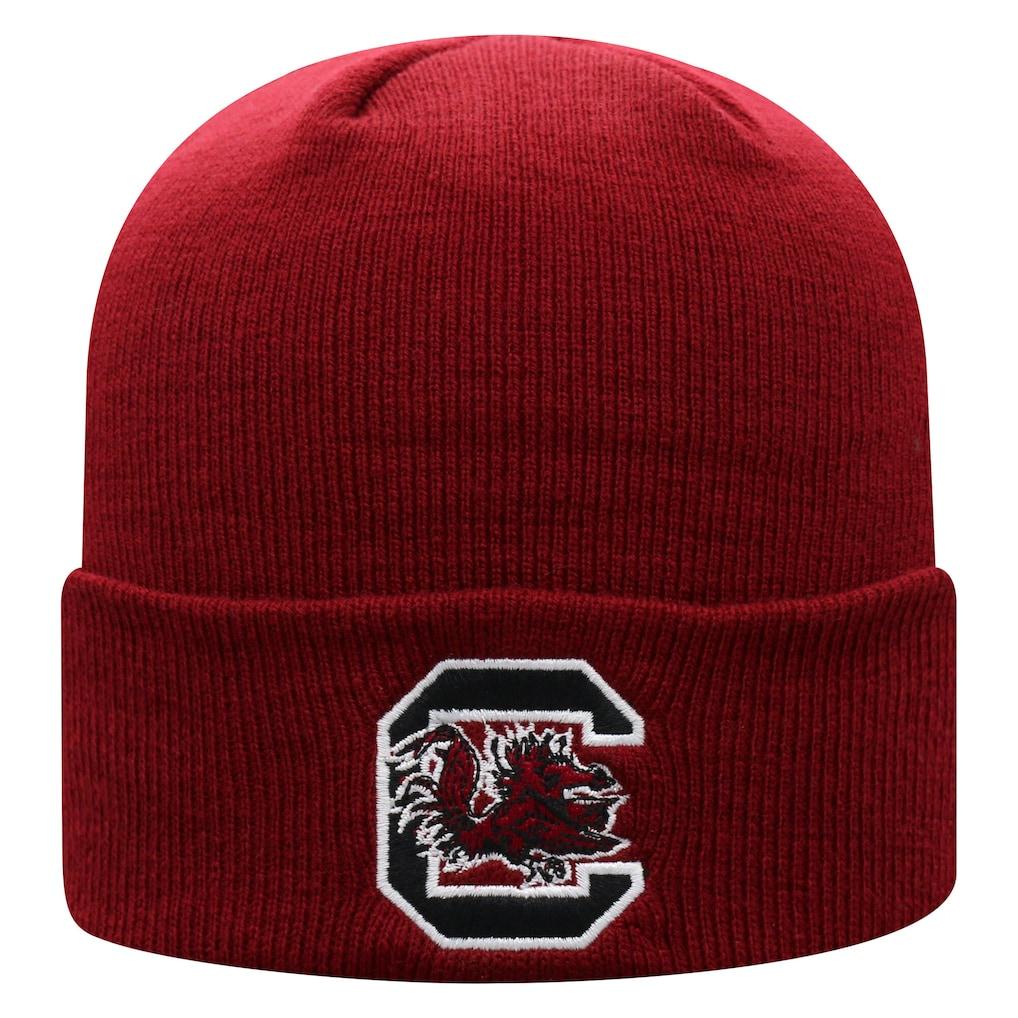 South Carolina Gamecocks Top of the World Logo Cuffed Knit Hat