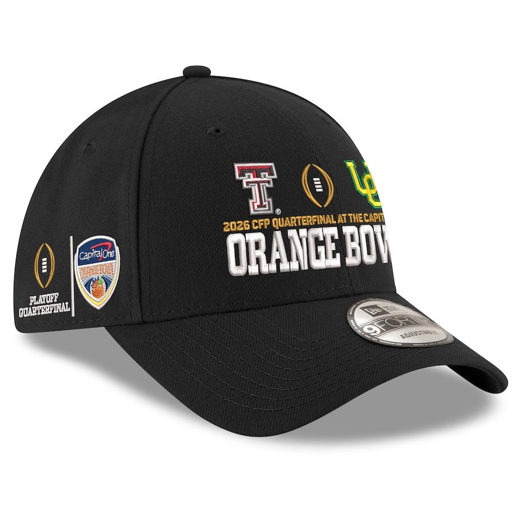 New Era Unisex Texas Tech Red Raiders vs. Oregon Ducks College Football Playoff 2026 Orange Bowl 9FORTY Adjustable Hat