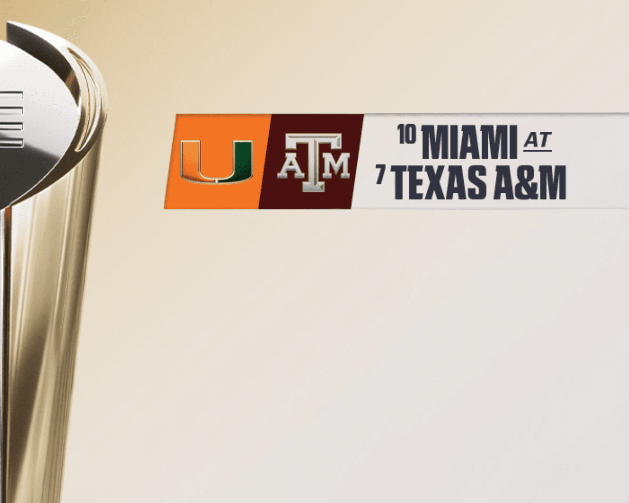 Get the Gear: Hurricanes meet the Aggies hero image