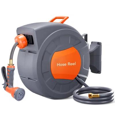 Retractable Garden Plastic Wall Mounted Hose Reel