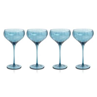 Boulder Optic Cocktail Glasses, Set of 4