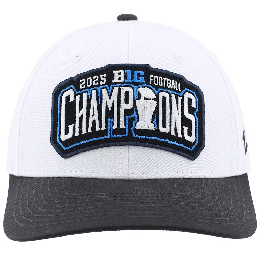Indiana Hoosiers Zephyr 2025 Big Ten Football Champions Locker Room Adjustable Hat
