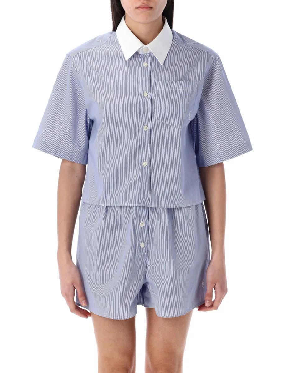 Sporty & Rich Src Cropped Shirt