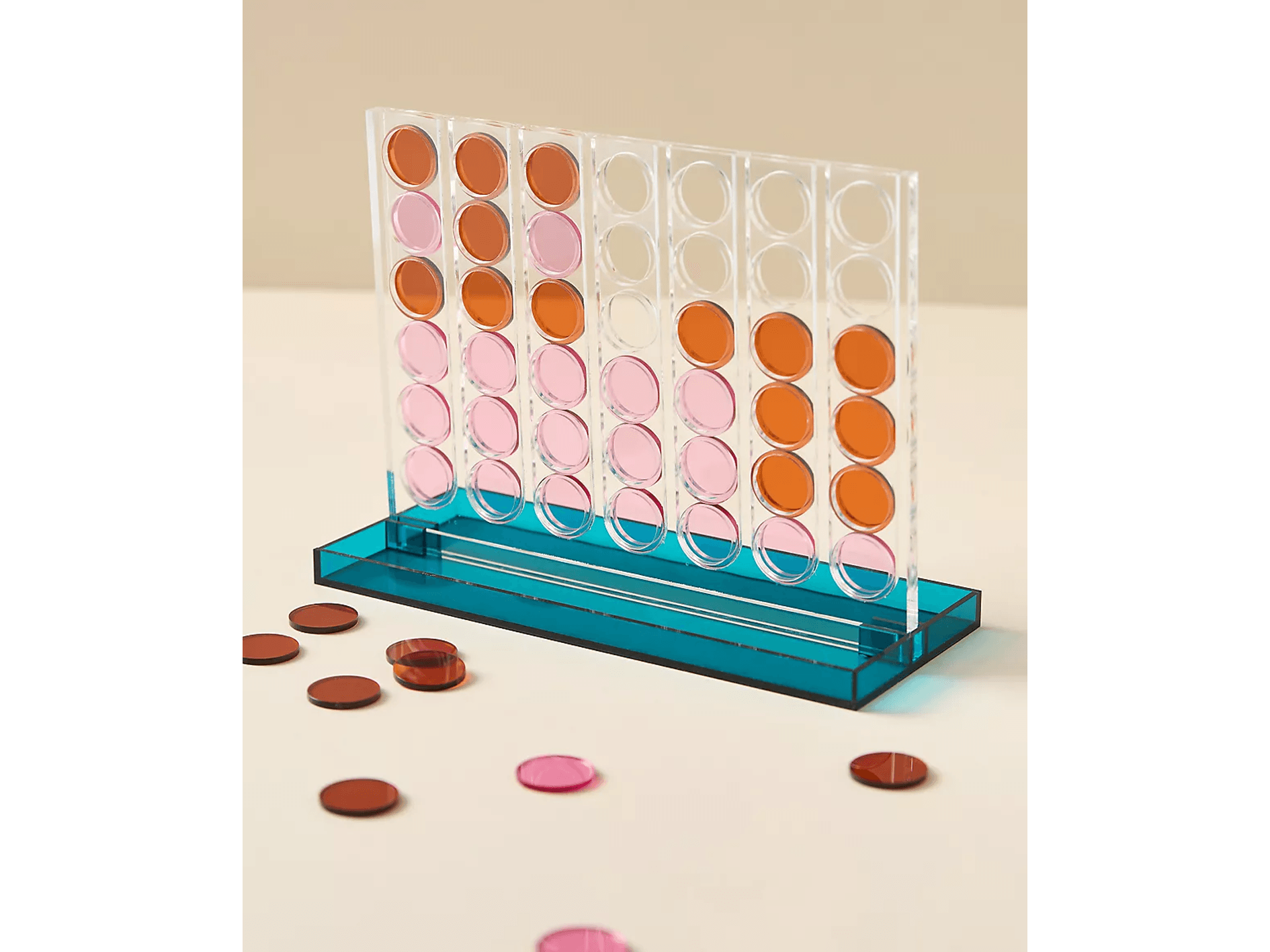 Four In A Row Acrylic Tabletop Game