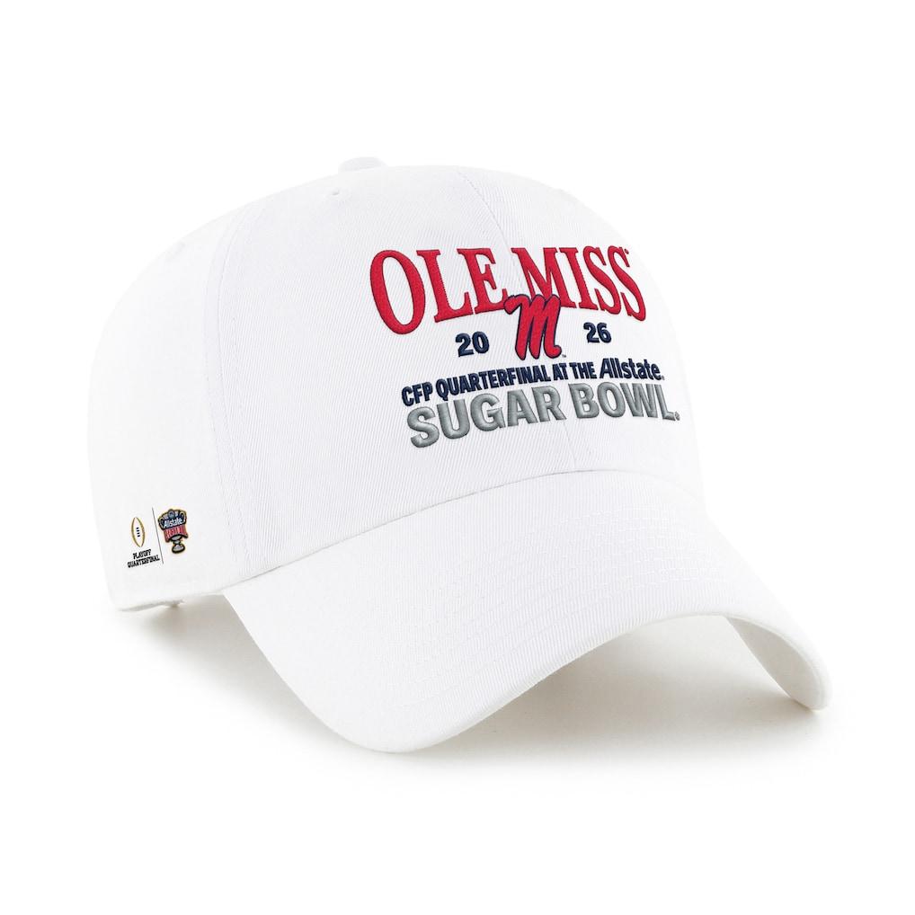 Ole Miss Rebels '47 College Football Playoff 2026 Sugar Bowl Clean Up Adjustable Hat