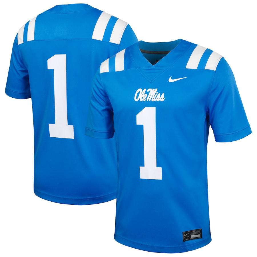 #1 Ole Miss Rebels Nike Untouchable Football Jersey