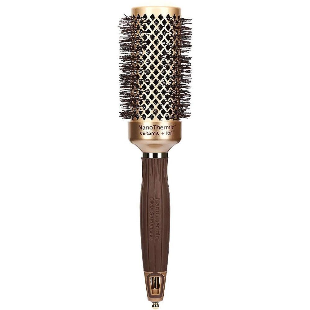 Olivia Garden NanoThermic Ceramic + Ion Round Thermal Hair Brush - NT44 - 1 3/4" inch