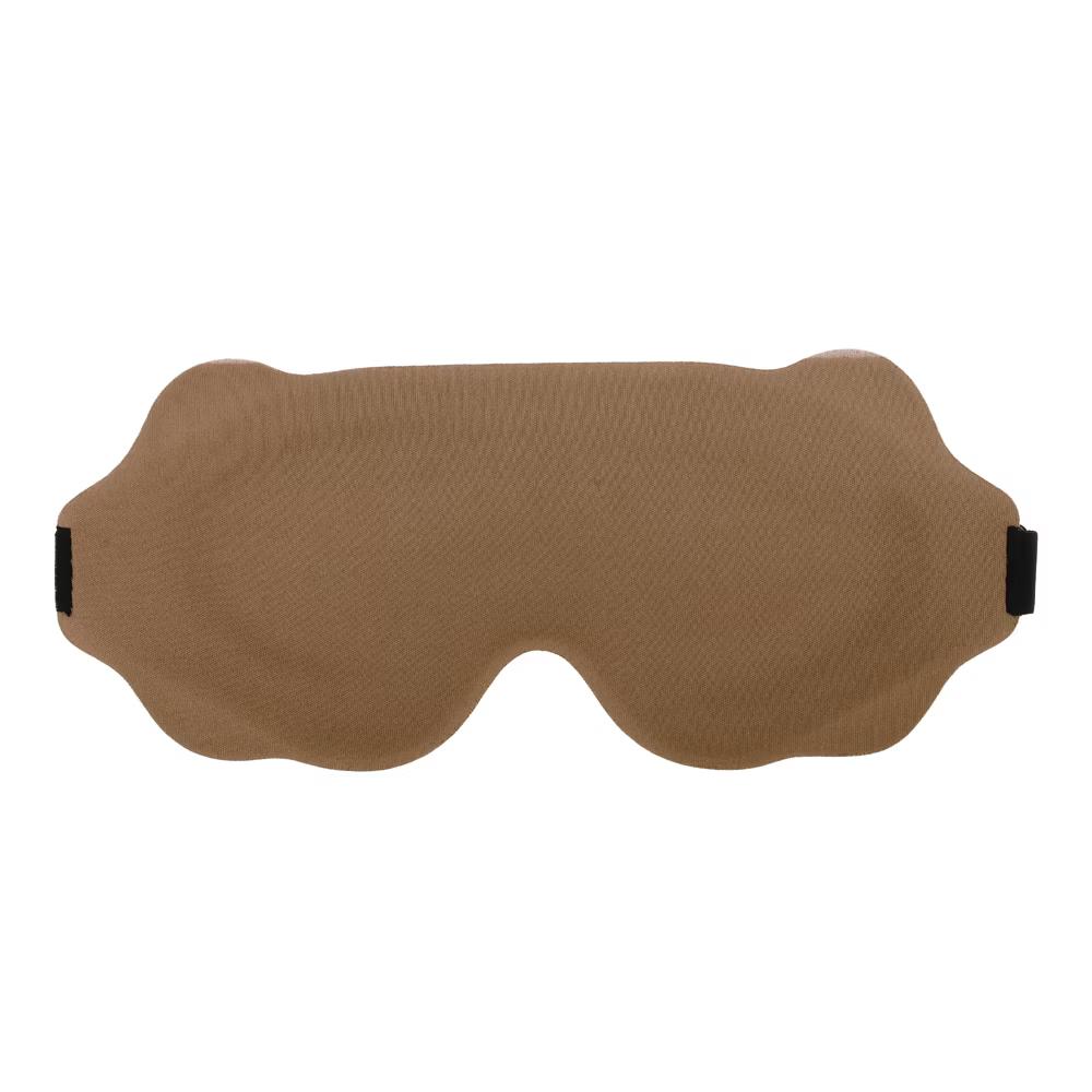 Soft Wave Shape 3D Eye Mask Camel 1 Pc
